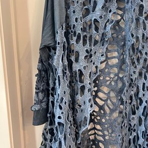 Crochet drapey cardigan